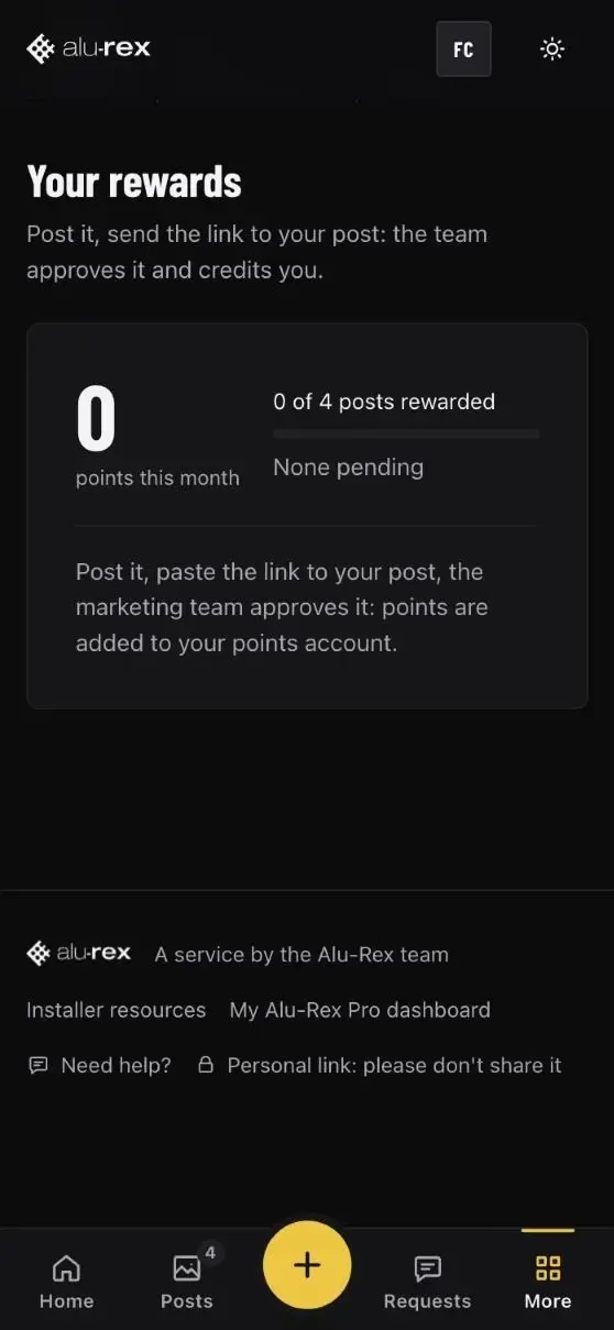 Vos points du mois