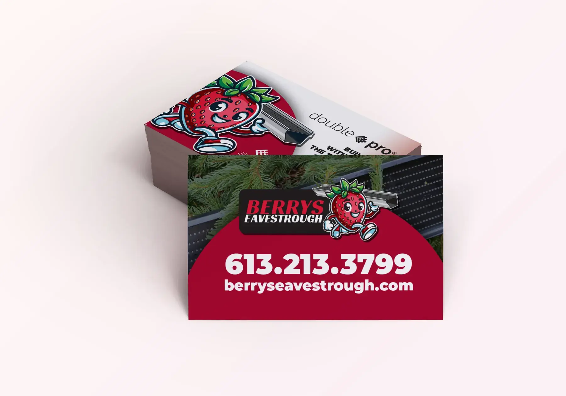 Berrys Eavestrough – Business cards