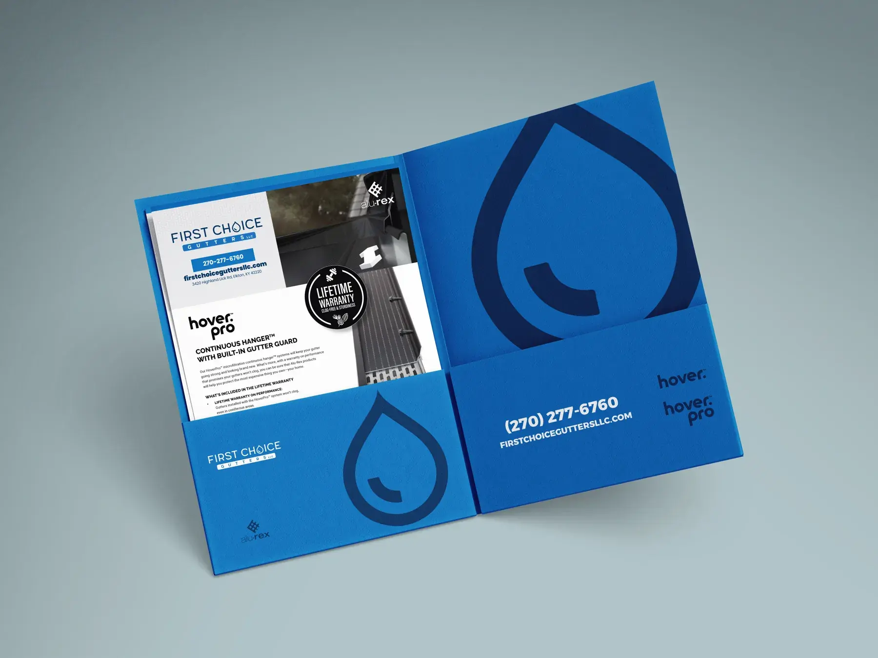 First Choice Gutters – Presentation folder