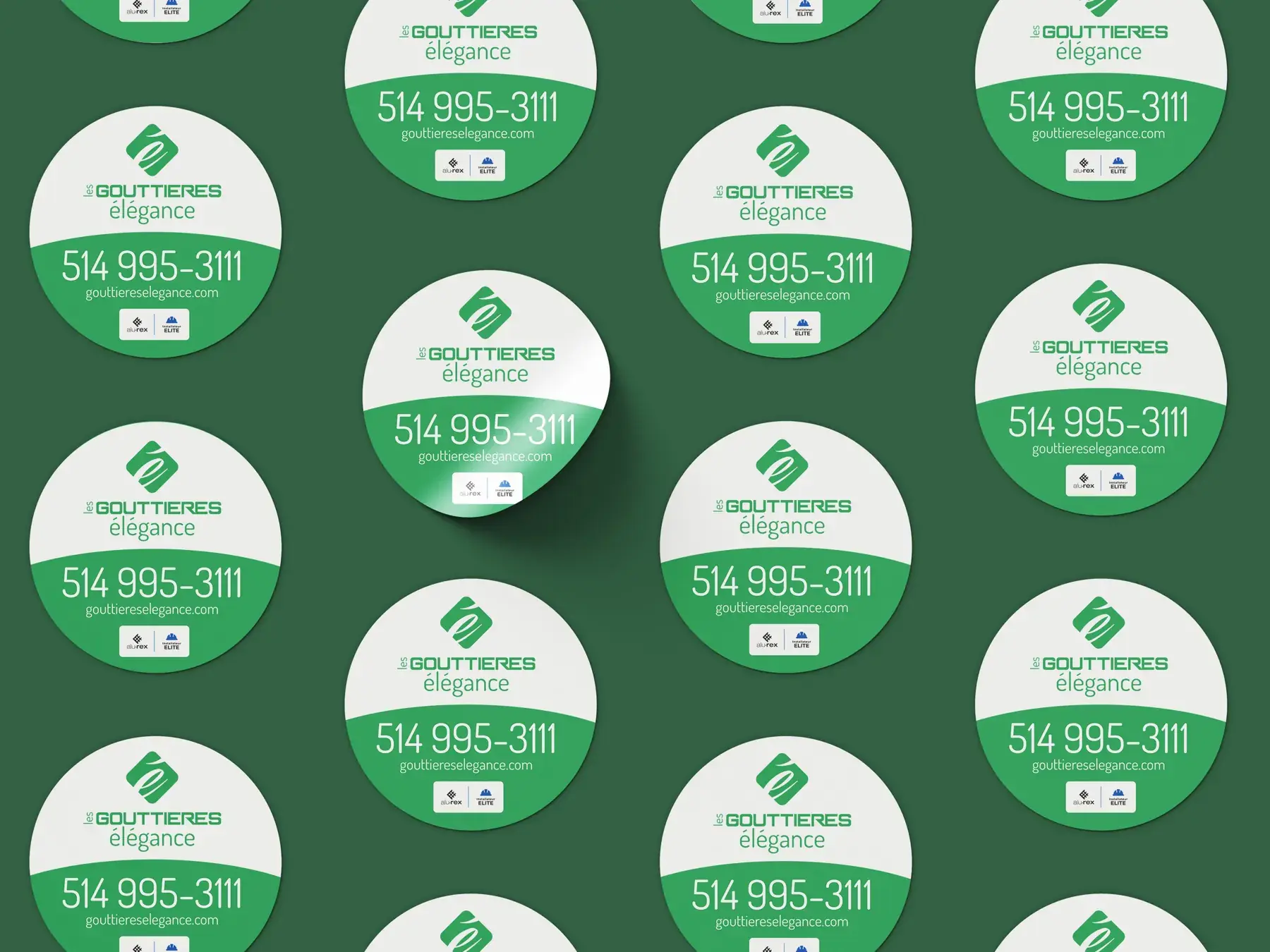 Gouttières Élégance – Stickers