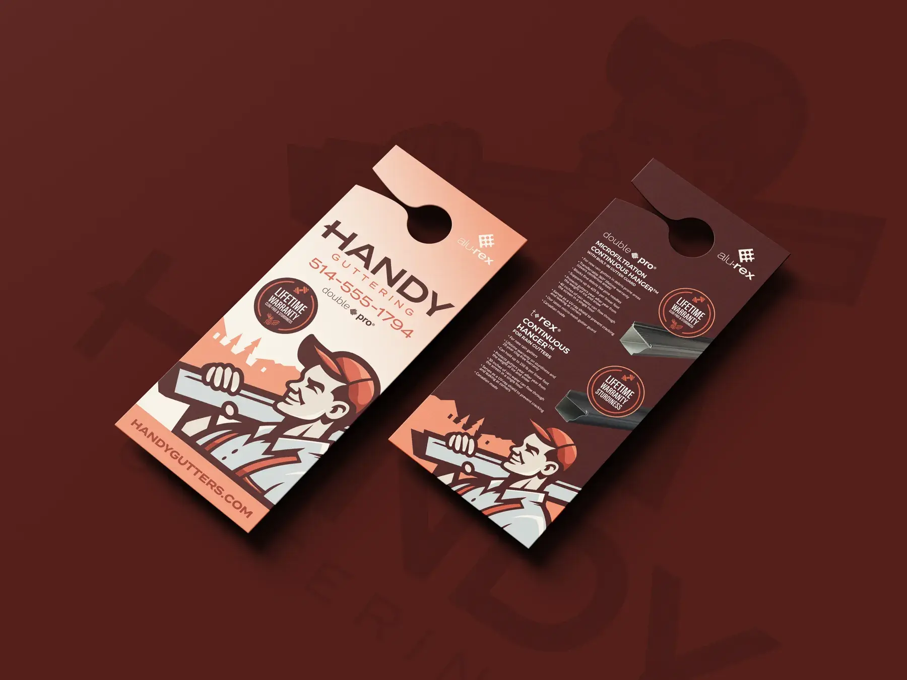 Handy Guttering – Door hangers