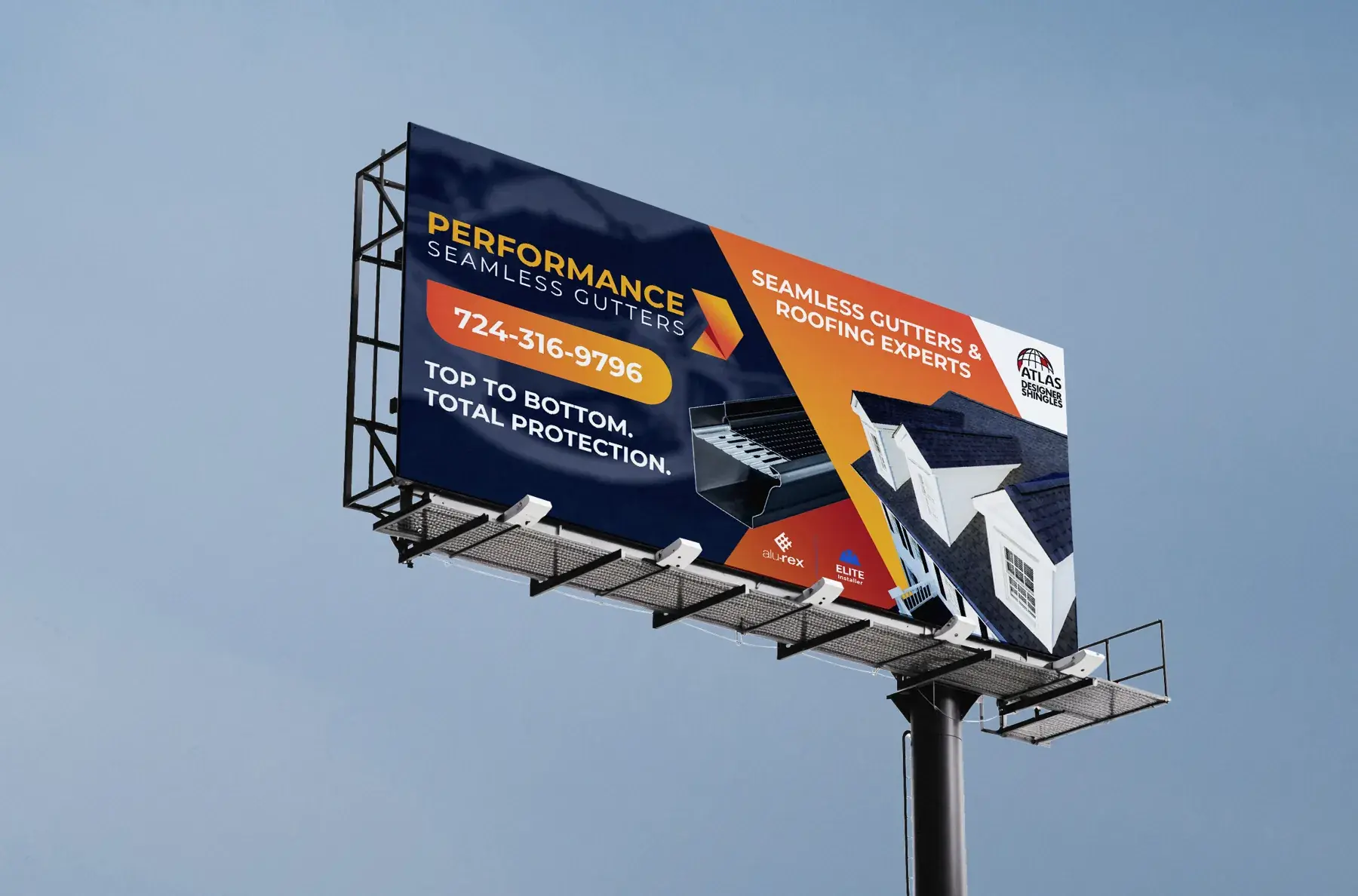Performance Seamless Gutters – Billboard